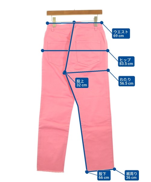 CELINE（セリーヌ）デニムパンツ ピンク サイズ:38(S位) レディース/2200639223025