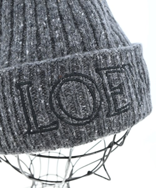 LOEWE（ロエベ）ニットキャップ・ビーニー グレー サイズ:- メンズ/2200626770303