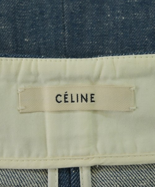 CELINE（セリーヌ）ひざ丈スカート 青 サイズ:40(M位) レディース/2200639557212