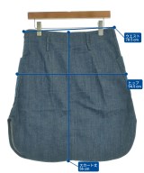 CELINE（セリーヌ）ひざ丈スカート 青 サイズ:40(M位) レディース/2200639557212