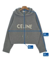 CELINE（セリーヌ）ニット・セーター グレー サイズ:M レディース/2200639377063