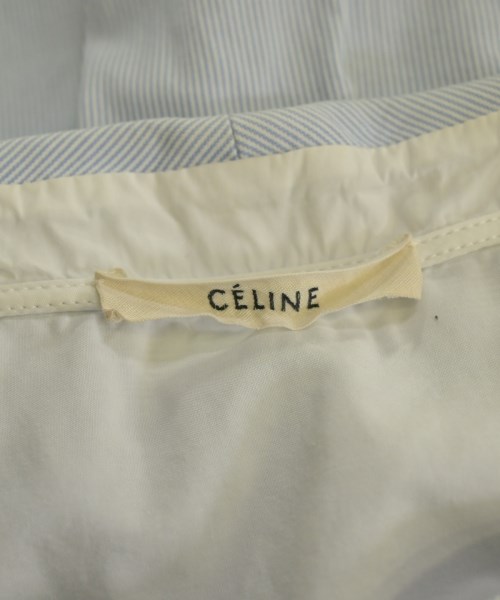 CELINE（セリーヌ）カジュアルシャツ 青 サイズ:34(XXS位) レディース/2200640696245