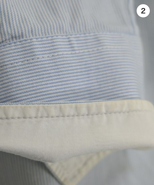 CELINE（セリーヌ）カジュアルシャツ 青 サイズ:34(XXS位) レディース/2200640696245