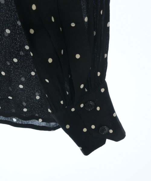 CELINE（セリーヌ）ブラウス 黒 サイズ:34(XS位) レディース/2200640696276