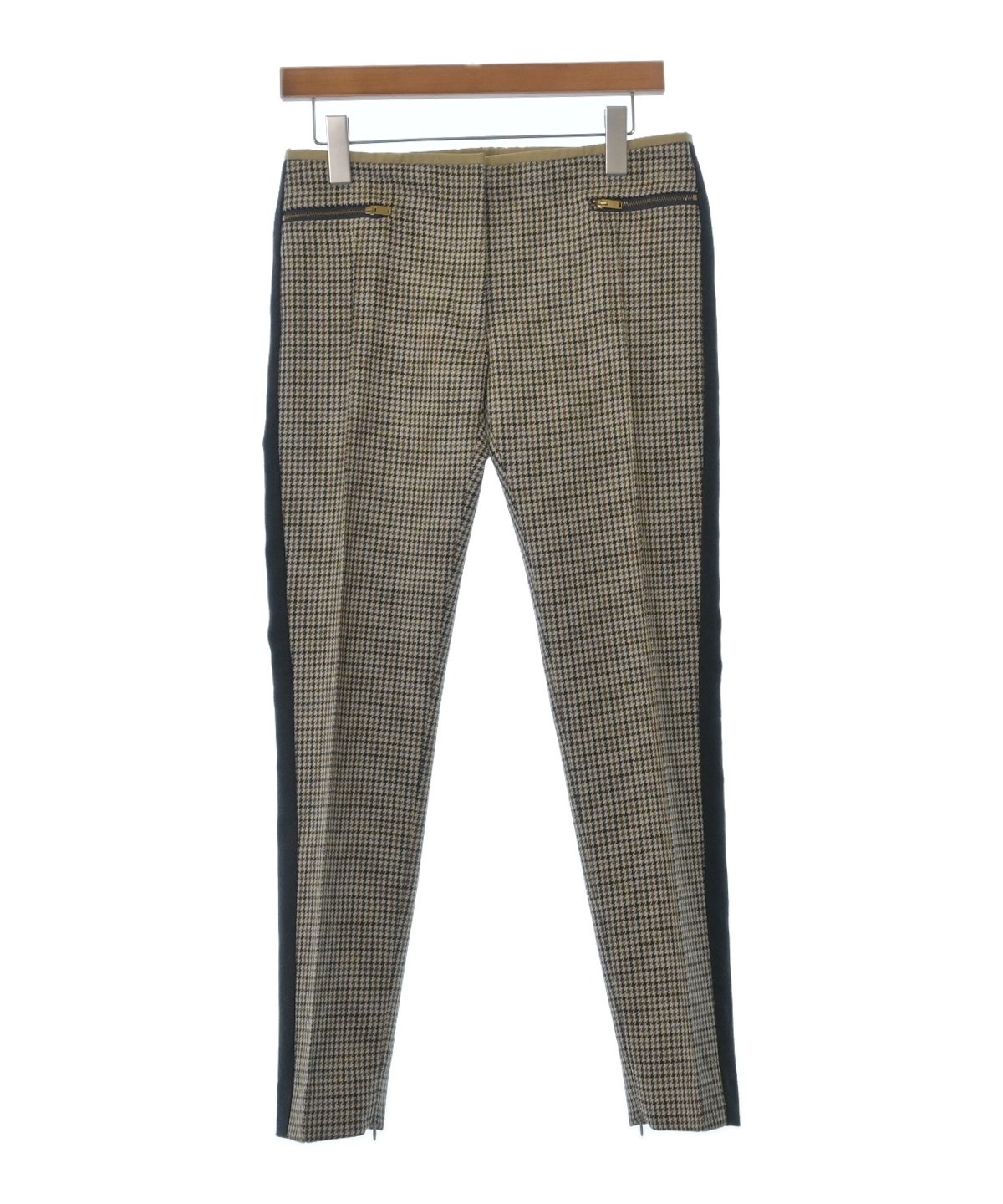 CELINE（セリーヌ）スラックス 茶 サイズ:36(XS位) レディース