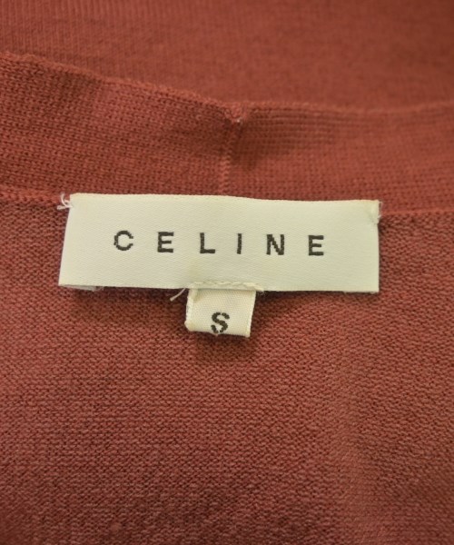 CELINE（セリーヌ）カーディガン 赤 サイズ:S レディース/2200640817053