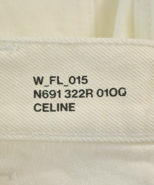 CELINE（セリーヌ）デニムパンツ 白 サイズ:26(M位) レディース/2200640838010