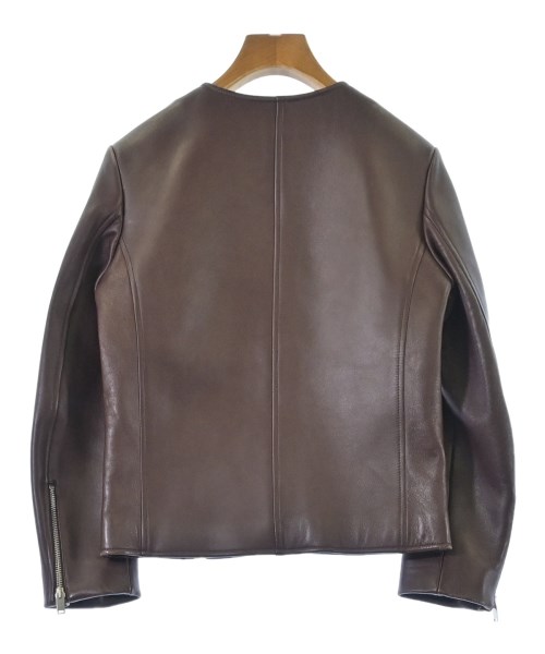 CELINE（セリーヌ）ライダース 茶 サイズ:34(XXS位) レディース/2200642326010