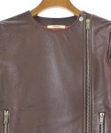 CELINE（セリーヌ）ライダース 茶 サイズ:34(XXS位) レディース/2200642326010