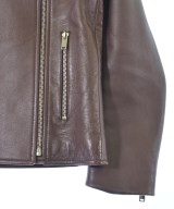 CELINE（セリーヌ）ライダース 茶 サイズ:34(XXS位) レディース/2200642326010