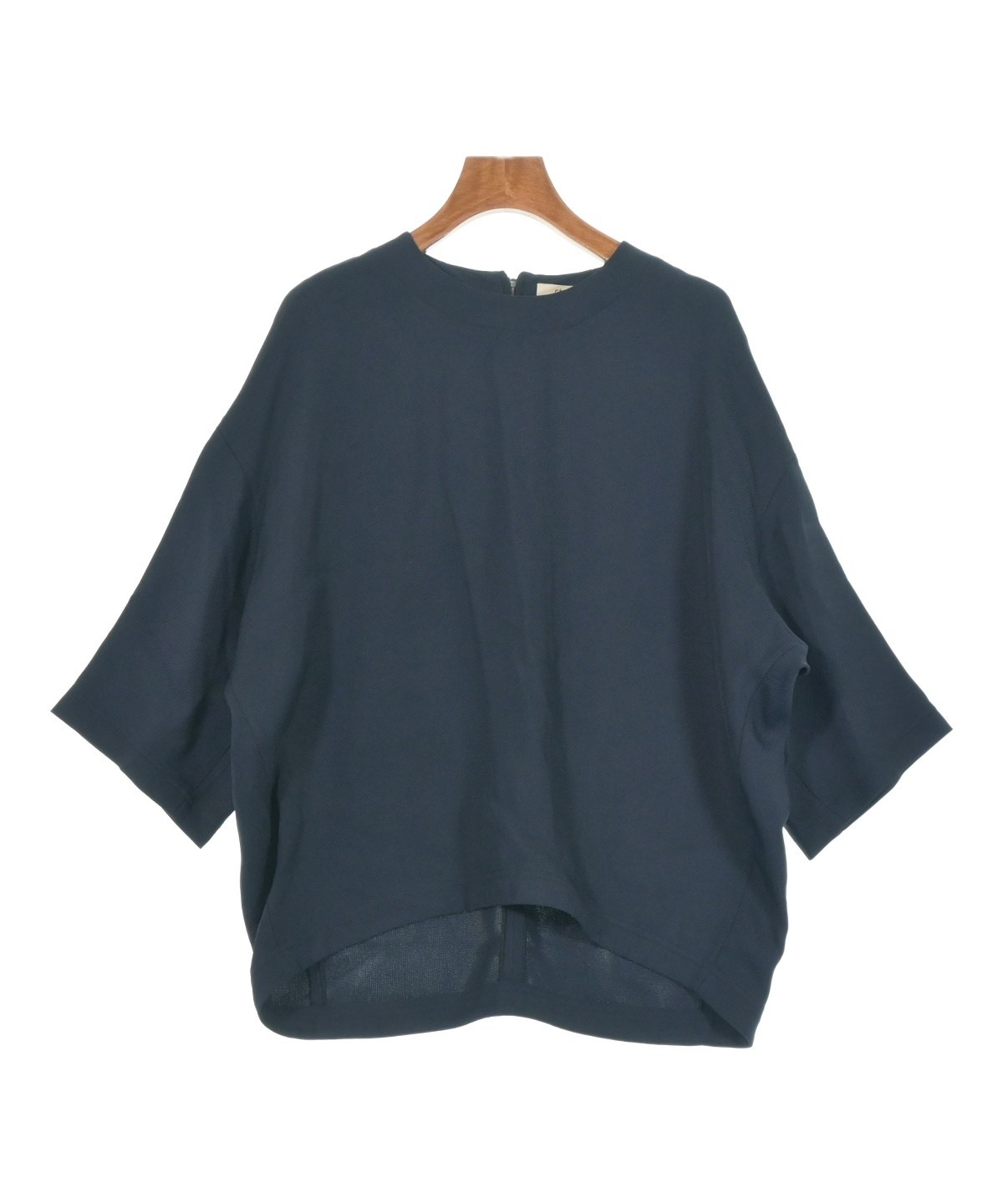 CELINE（セリーヌ）ブラウス 紺 サイズ:40(M位) レディース