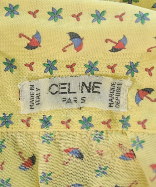 CELINE（セリーヌ）ブラウス 黄 サイズ:-(L位) レディース/2200632997169