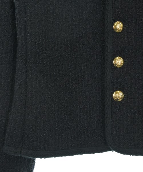 CELINE（セリーヌ）ノーカラージャケット 黒 サイズ:34(XS位) レディース/2200381275013