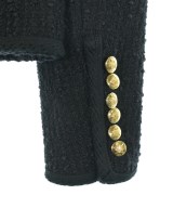 CELINE（セリーヌ）ノーカラージャケット 黒 サイズ:34(XS位) レディース/2200381275013