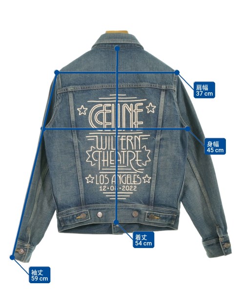 CELINE（セリーヌ）デニムジャケット 紺 サイズ:XS レディース/2200574783028