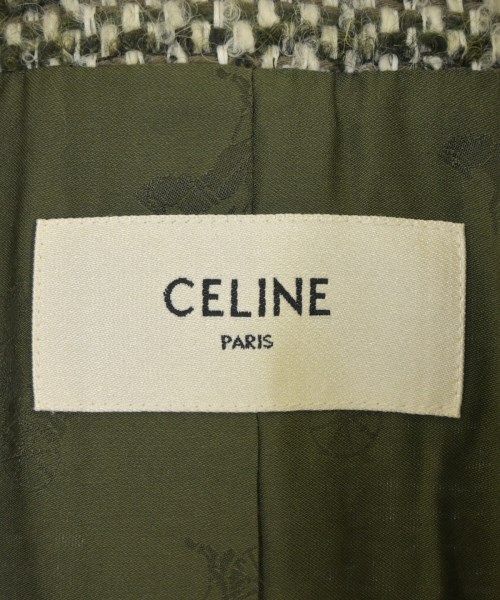 CELINE（セリーヌ）カジュアルジャケット カーキ サイズ:38(S位) レディース/2200575051041