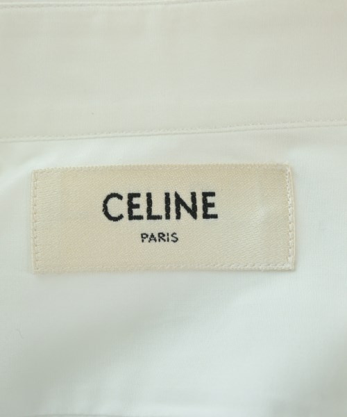 CELINE（セリーヌ）ドレスシャツ 白 サイズ:37(XS位) メンズ/2200575051089