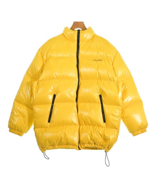 CELINE(セリーヌ)ダウンジャケット/ダウンベスト 黄 サイズ:44(S位)/2200579016022