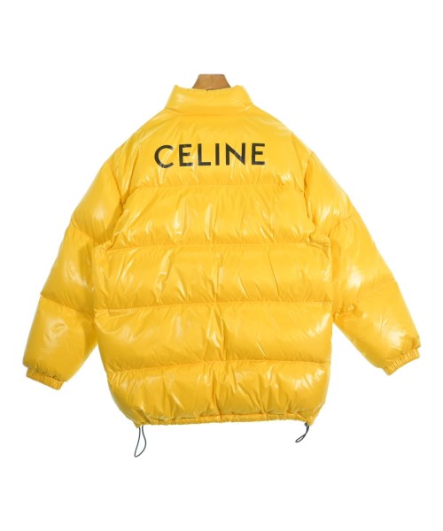 CELINE（セリーヌ）ダウンジャケット/ダウンベスト 黄 サイズ:44(S位) メンズ/2200579016022