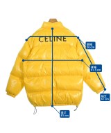 CELINE（セリーヌ）ダウンジャケット/ダウンベスト 黄 サイズ:44(S位) メンズ/2200579016022