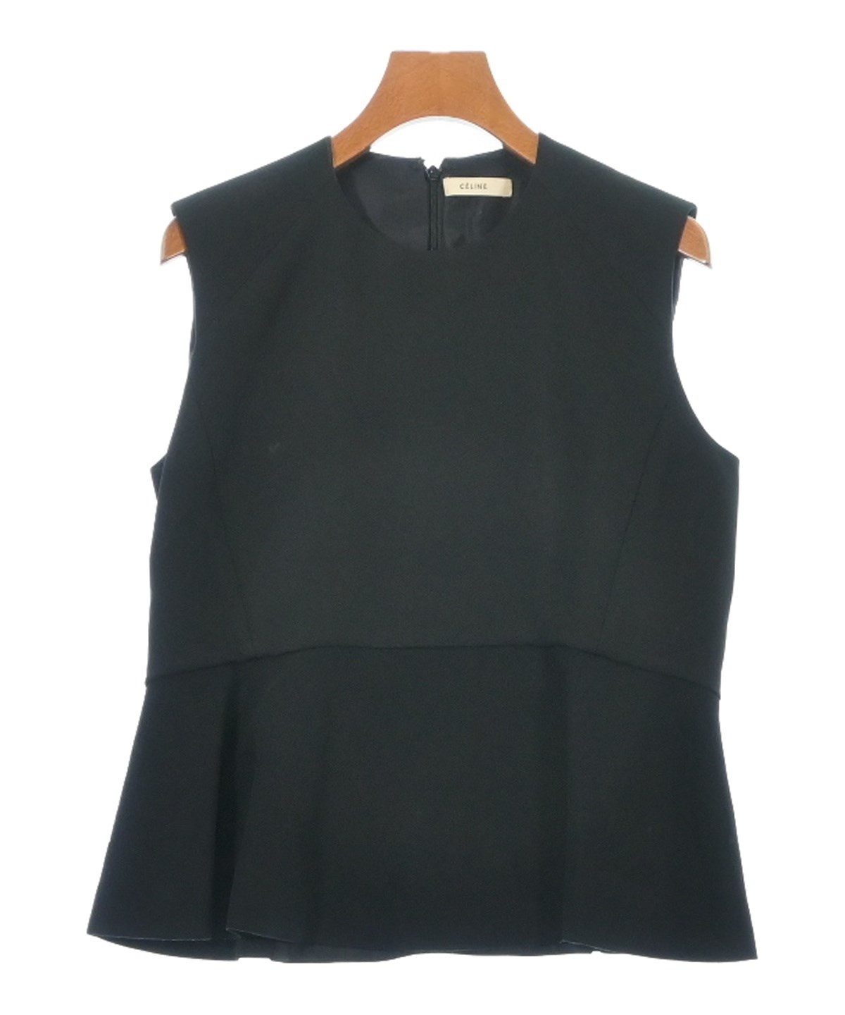 CELINE ブラック ポロシャツ Lサイズ CELINE】コットンピケ クラシック ポロシャツ (CELINE