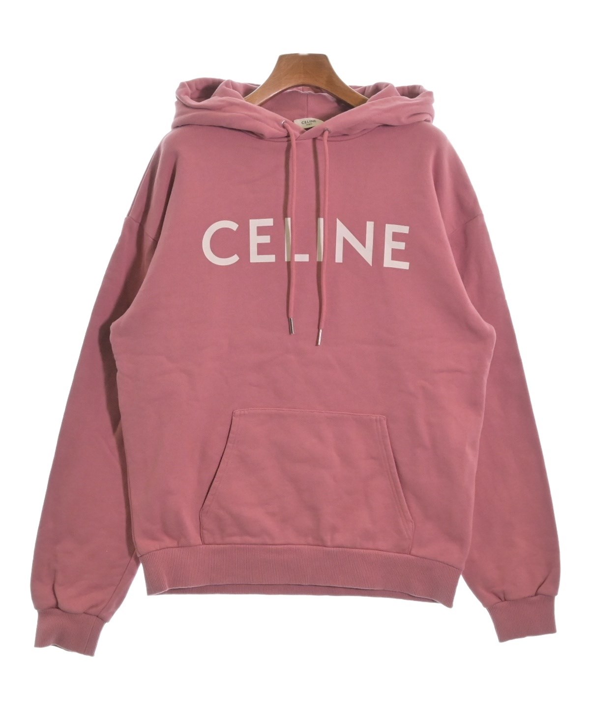 CELINE（セリーヌ）パーカー ピンク サイズ:F レディース