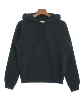 CELINE パーカー M 黒 100%コットン セリーヌ】CELINE ロゴ ブラック コットンフリースパーカー