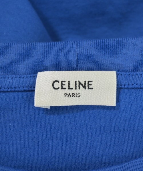 CELINE（セリーヌ）Tシャツ・カットソー 青 サイズ:S メンズ/2200582423060