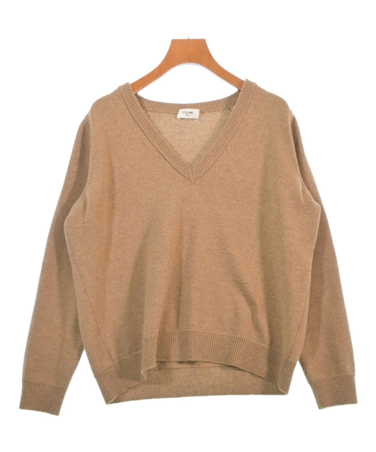セリーヌ　ニット　vintage CELINE（セリーヌ）ニット・セーター 茶 サイズ:S レディース