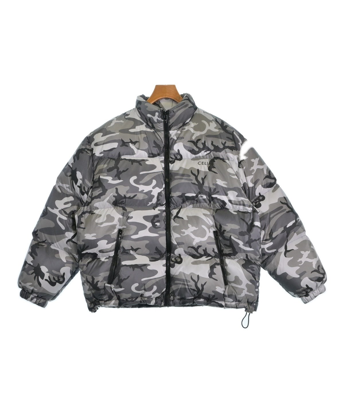 CELINE（セリーヌ）ダウンジャケット/ダウンベスト グレー サイズ:44(S