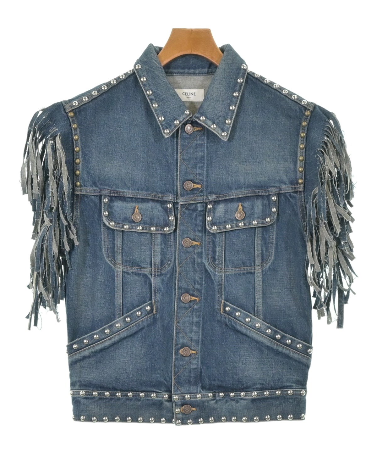 CELINE（セリーヌ）デニムジャケット 青 サイズ:XS メンズ