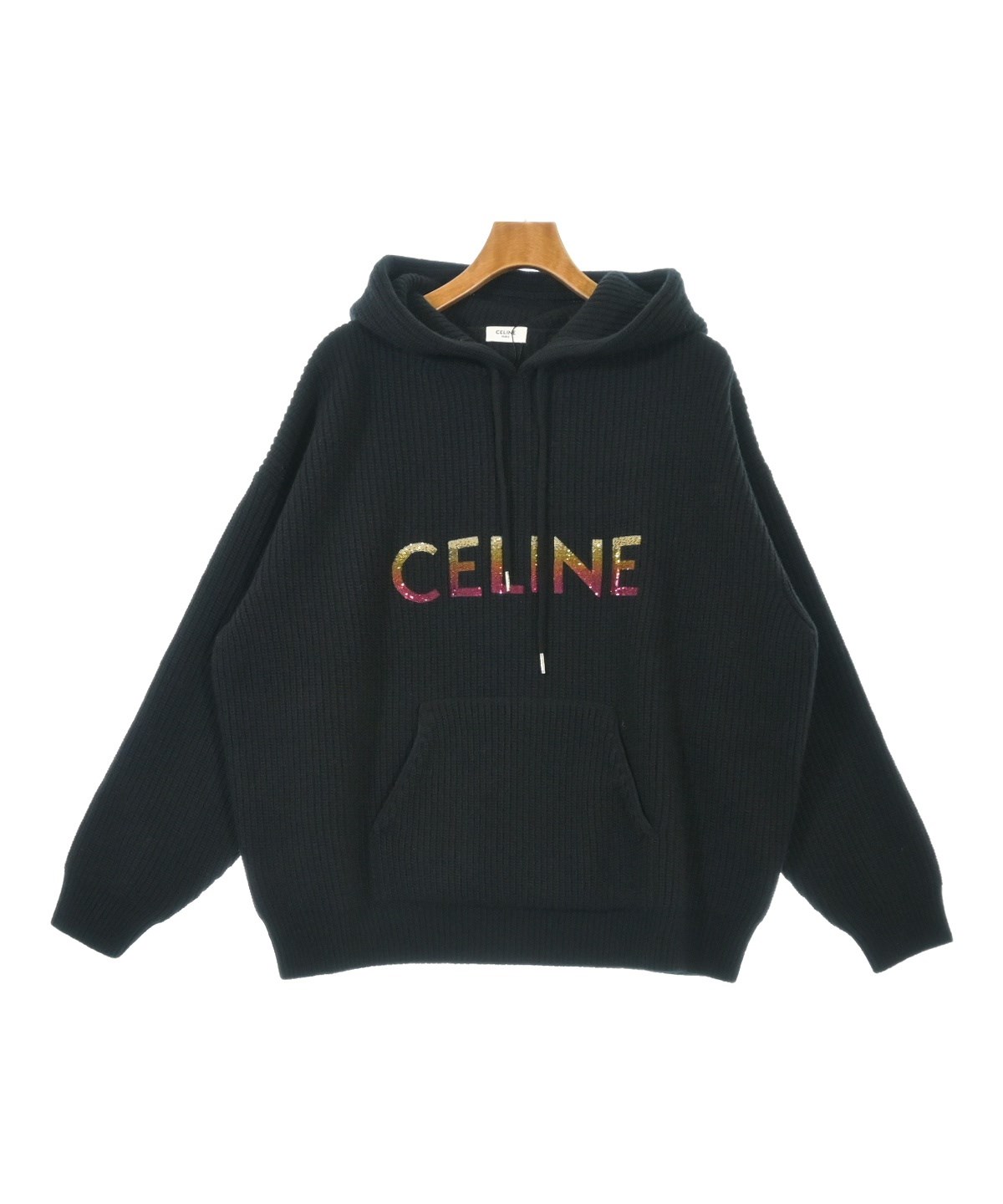 CELINE（セリーヌ）ニット・セーター 黒 サイズ:S メンズ