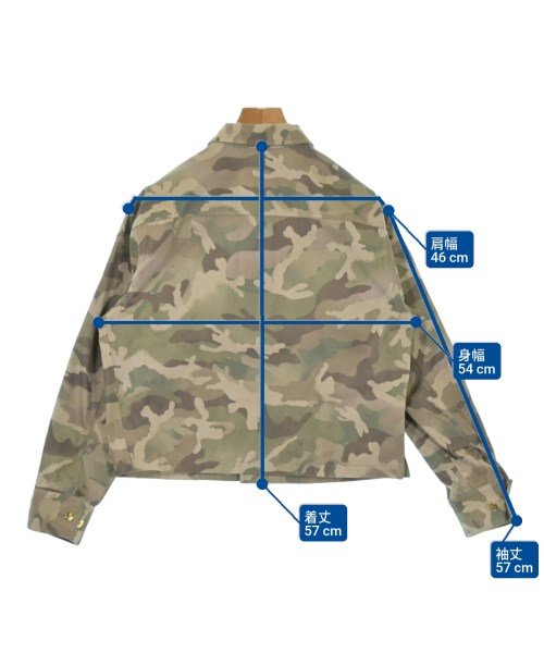 CELINE（セリーヌ）ミリタリーブルゾン カーキ サイズ:34(XXS位) レディース/2200586922040