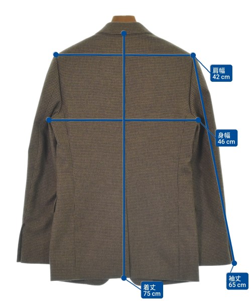 CELINE（セリーヌ）テーラードジャケット 茶 サイズ:44(S位) メンズ/2200586914014