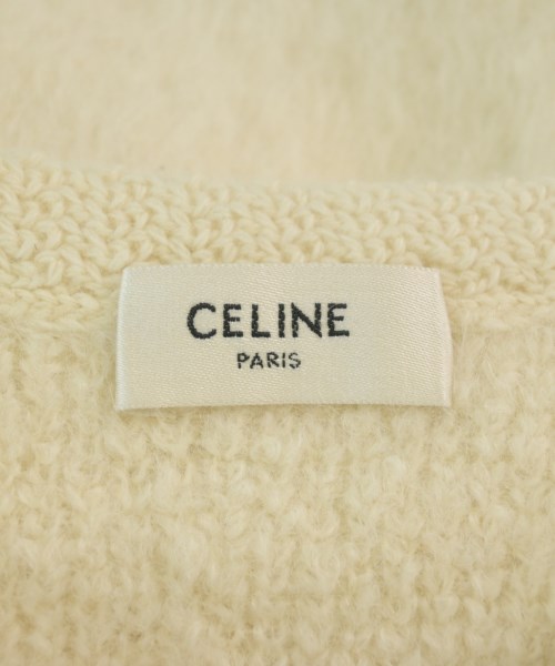 CELINE（セリーヌ）ノーカラージャケット 白 サイズ:XS レディース/2200587215011