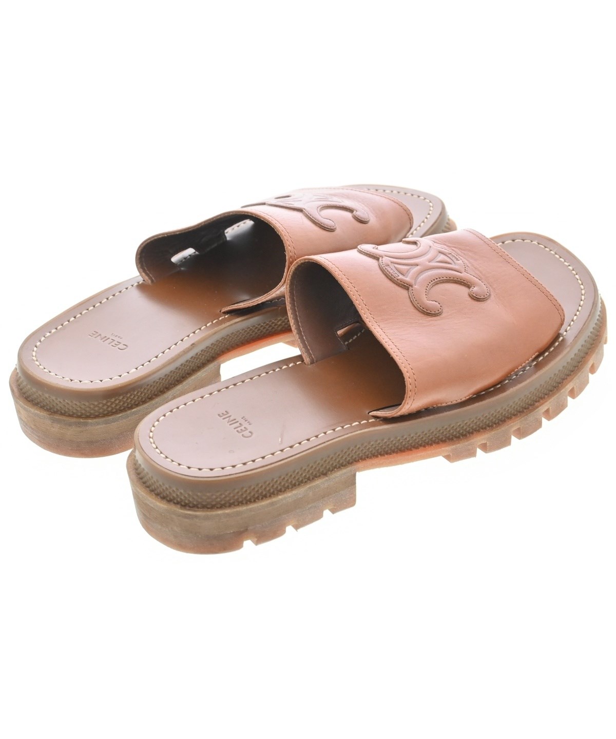 CELINE Sandals EU40 US7 Brown detailed image 2