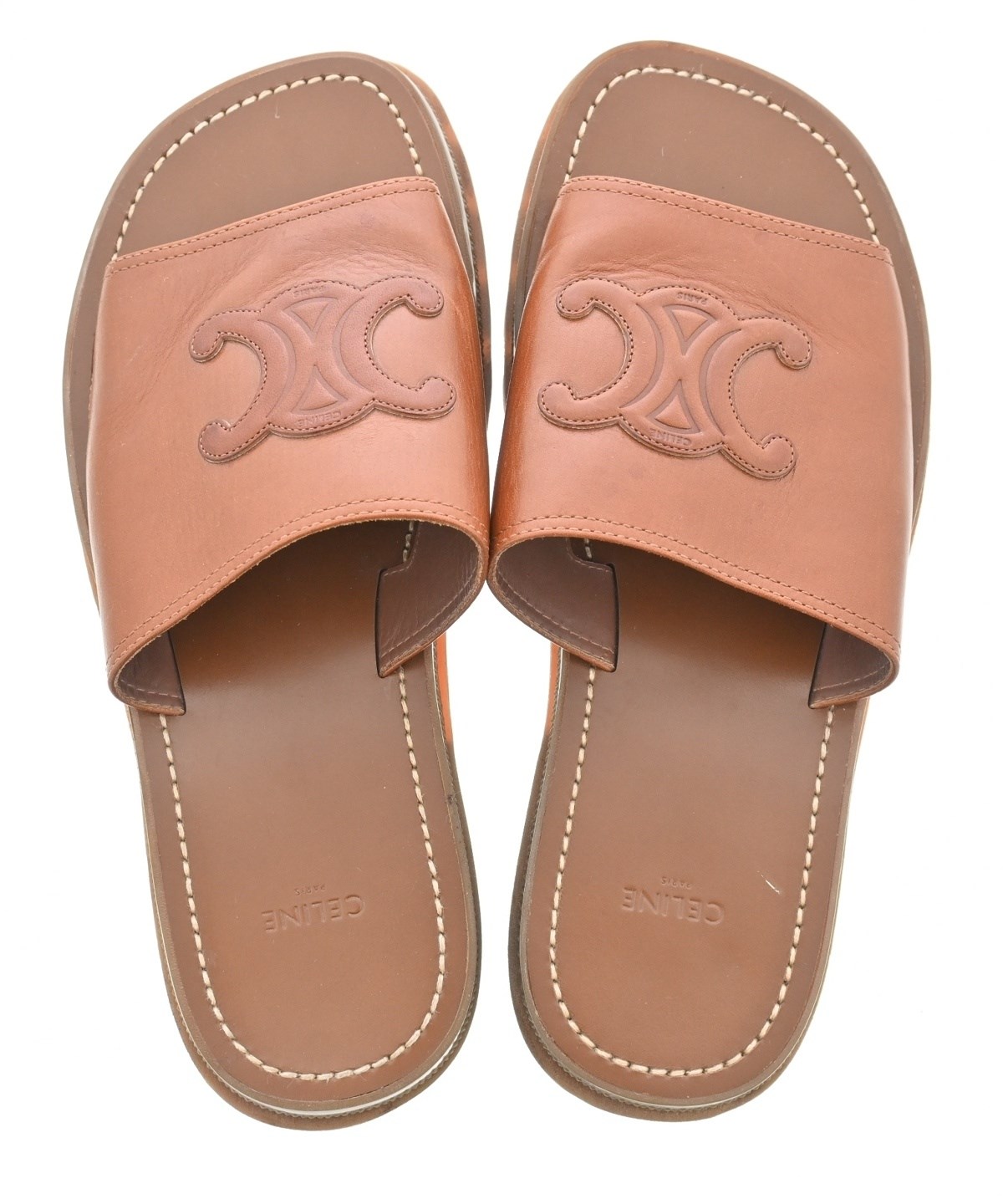 CELINE Sandals EU40 US7 Brown detailed image 7