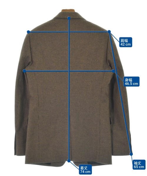 CELINE（セリーヌ）ジャケット 茶 サイズ:44(S位) メンズ/2200401922019