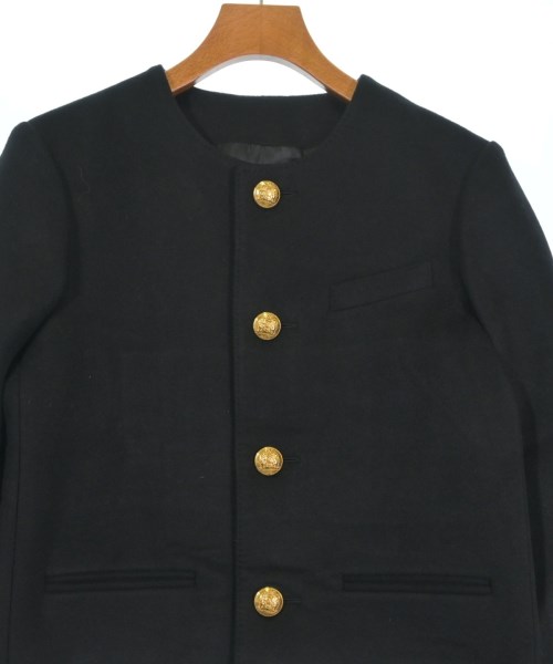 CELINE（セリーヌ）ノーカラージャケット 紺 サイズ:34(XS位) レディース/2200401922026