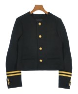 CELINE（セリーヌ）ノーカラージャケット 紺 サイズ:34(XS位) レディース/2200401922026