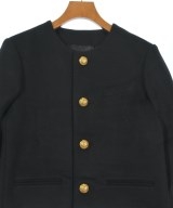 CELINE（セリーヌ）ノーカラージャケット 紺 サイズ:34(XS位) レディース/2200401922026