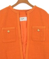 CELINE（セリーヌ）ノーカラージャケット オレンジ サイズ:38(M位) レディース/2200401922033