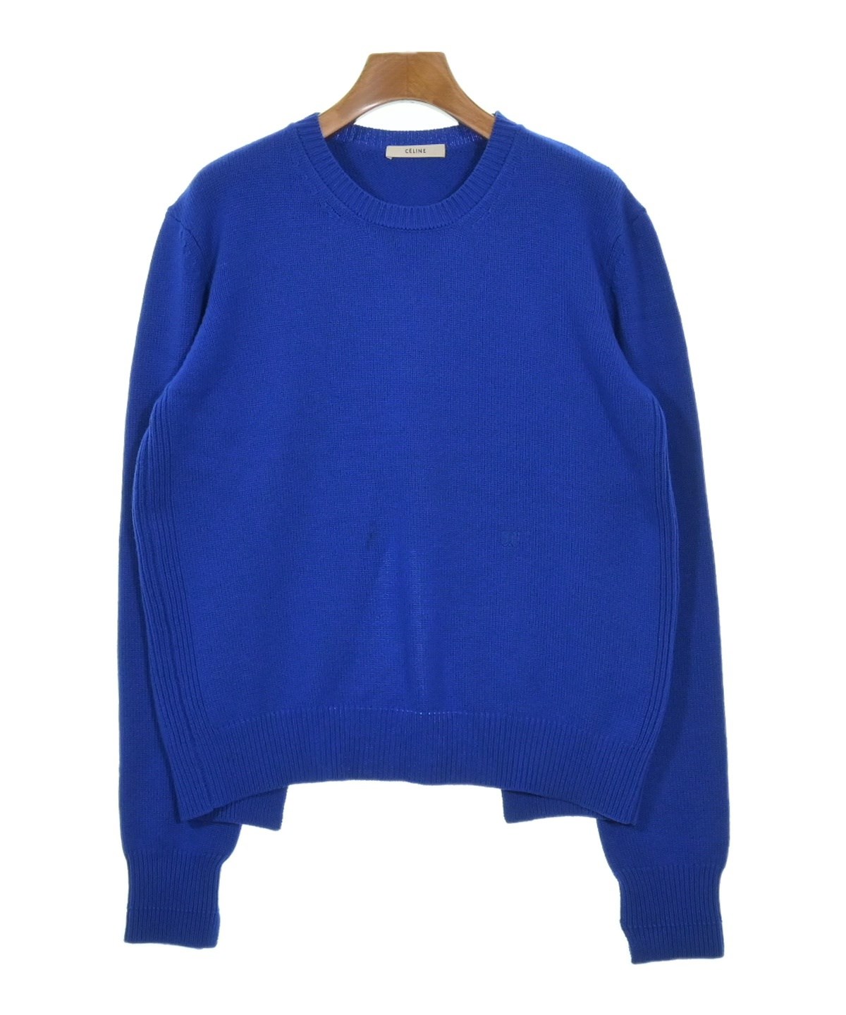 CELINE（セリーヌ）ニット・セーター 青 サイズ:S レディース