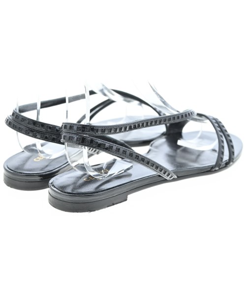 CELINE（セリーヌ）サンダル 黒 サイズ:EU37 1/2(24cm位) レディース/2200611842015