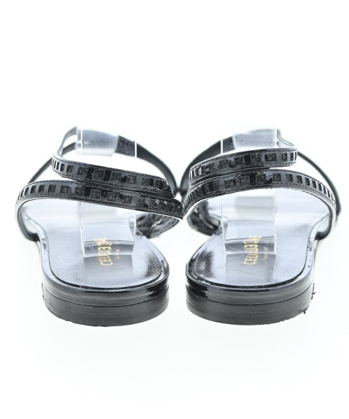 CELINE（セリーヌ）サンダル 黒 サイズ:EU37 1/2(24cm位) レディース/2200611842015