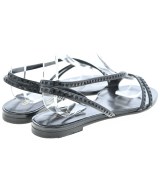 CELINE（セリーヌ）サンダル 黒 サイズ:EU37 1/2(24cm位) レディース/2200611842015