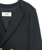 CELINE（セリーヌ）ノーカラージャケット 黒 サイズ:34(XXS位) レディース/2200621608021
