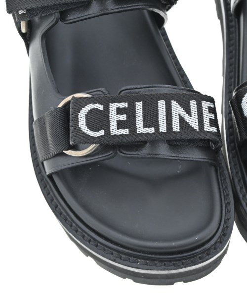 CELINE（セリーヌ）サンダル 黒 サイズ:EU38(24.5cm位) レディース/2200621608052