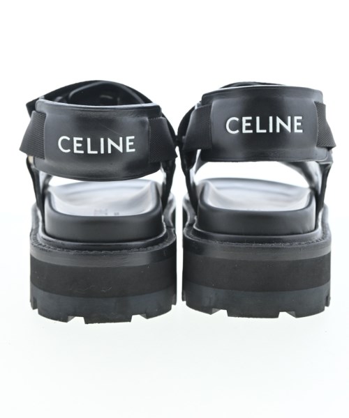 CELINE（セリーヌ）サンダル 黒 サイズ:EU38(24.5cm位) レディース/2200621608052