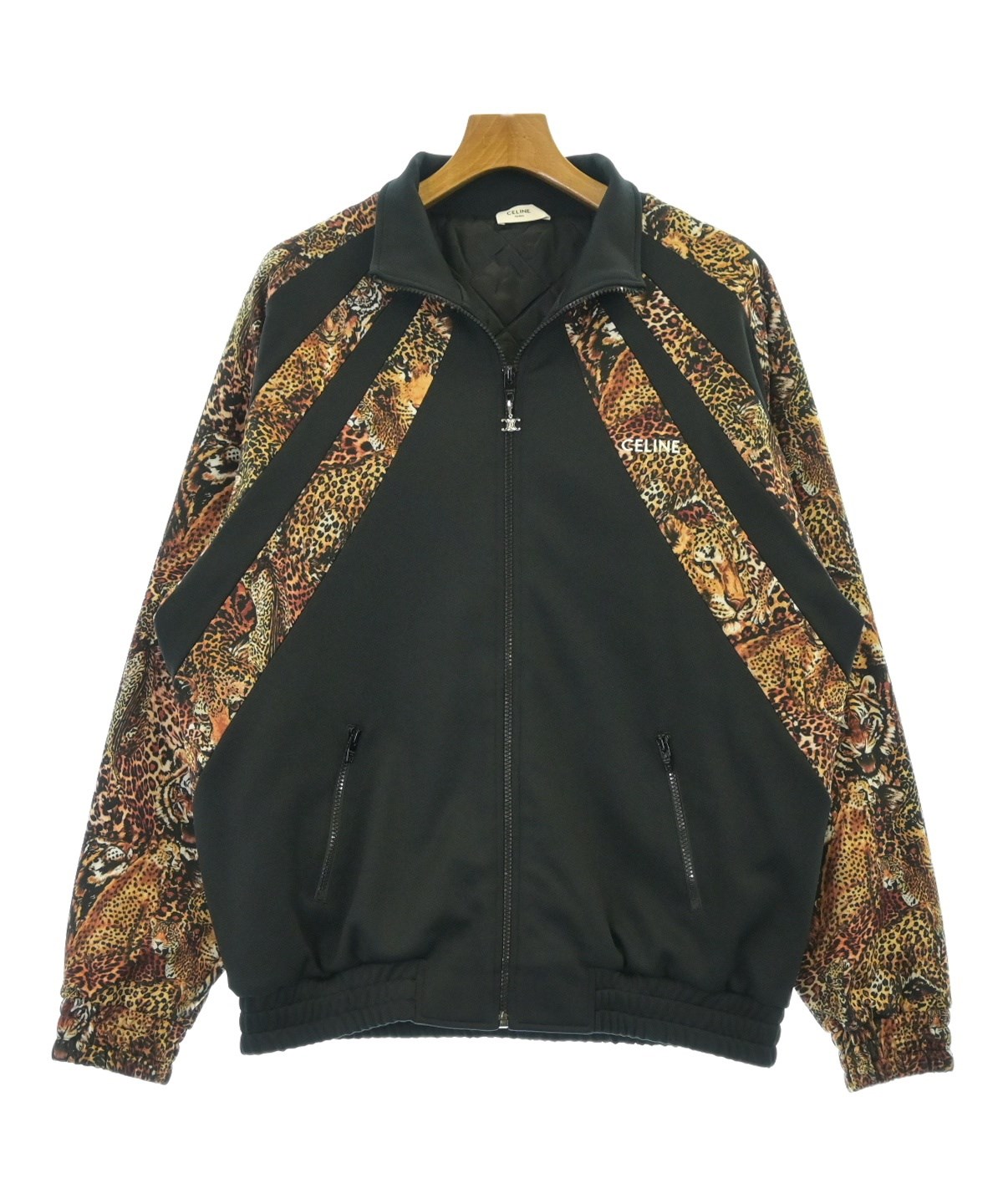 【美品】CELINE セリーヌ ブロックフリースブルゾン サイズXL CELINE（セリーヌ）ブルゾン 黒 サイズ:L メンズ/2200621797015